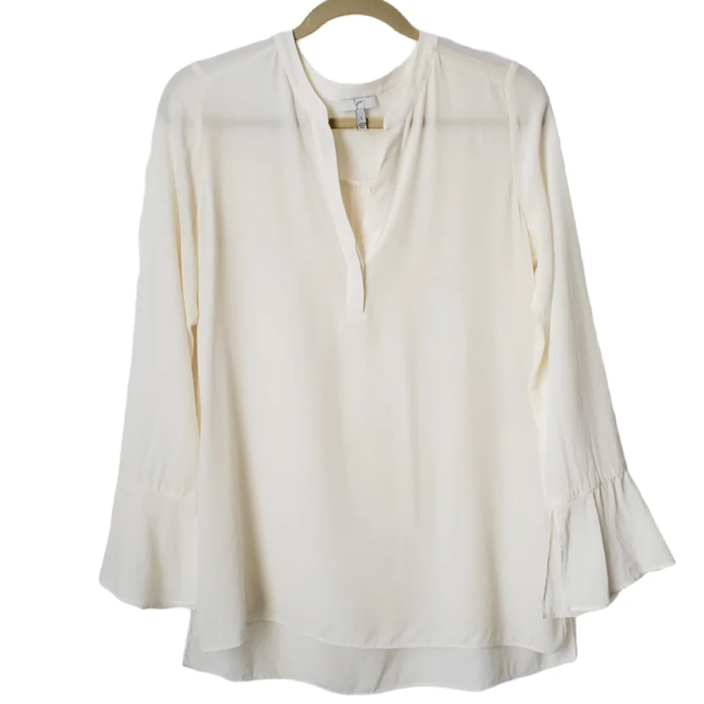 Joie 100% Silk Tandra Blouse Size S - Picture 4 of 14